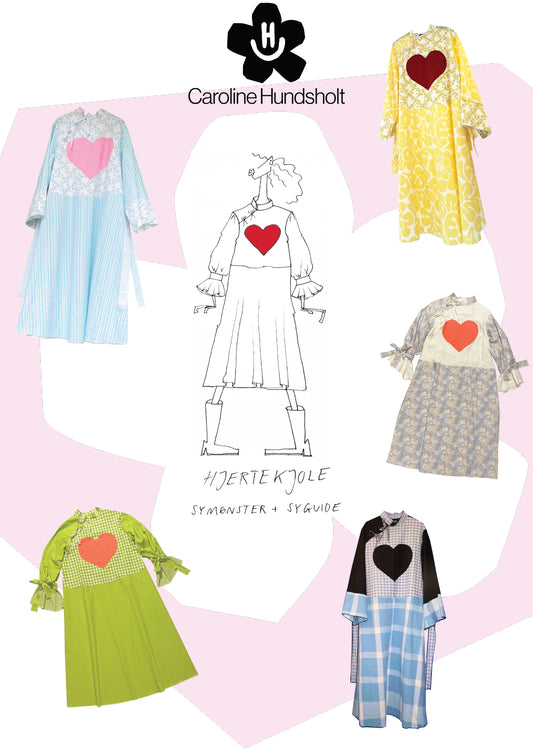 Heart Dress Sewing Pattern + Sewing Guide