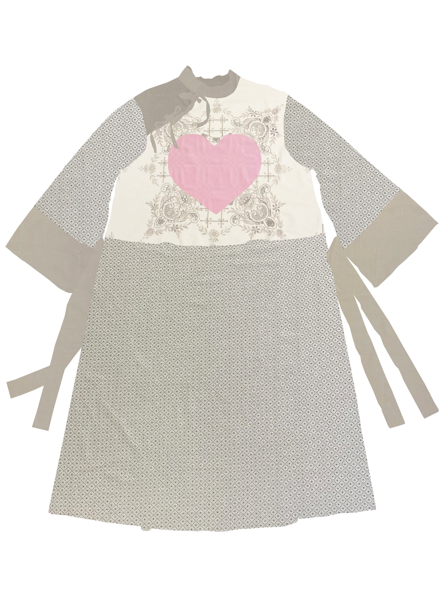 Hjertekjole // Heart Dress Sewing Kit