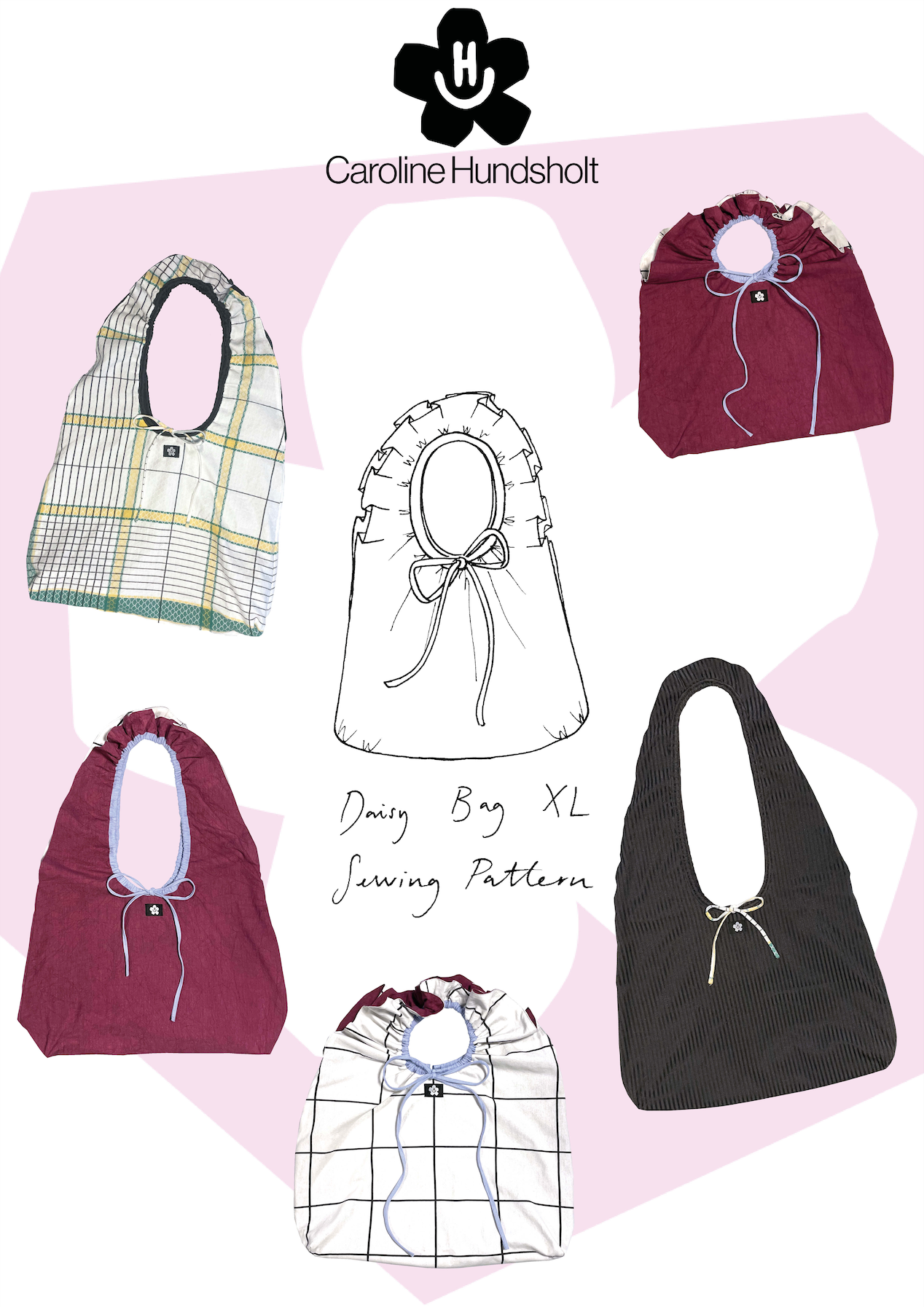 Daisy Bag XL Sewing Pattern + Sewing Guide