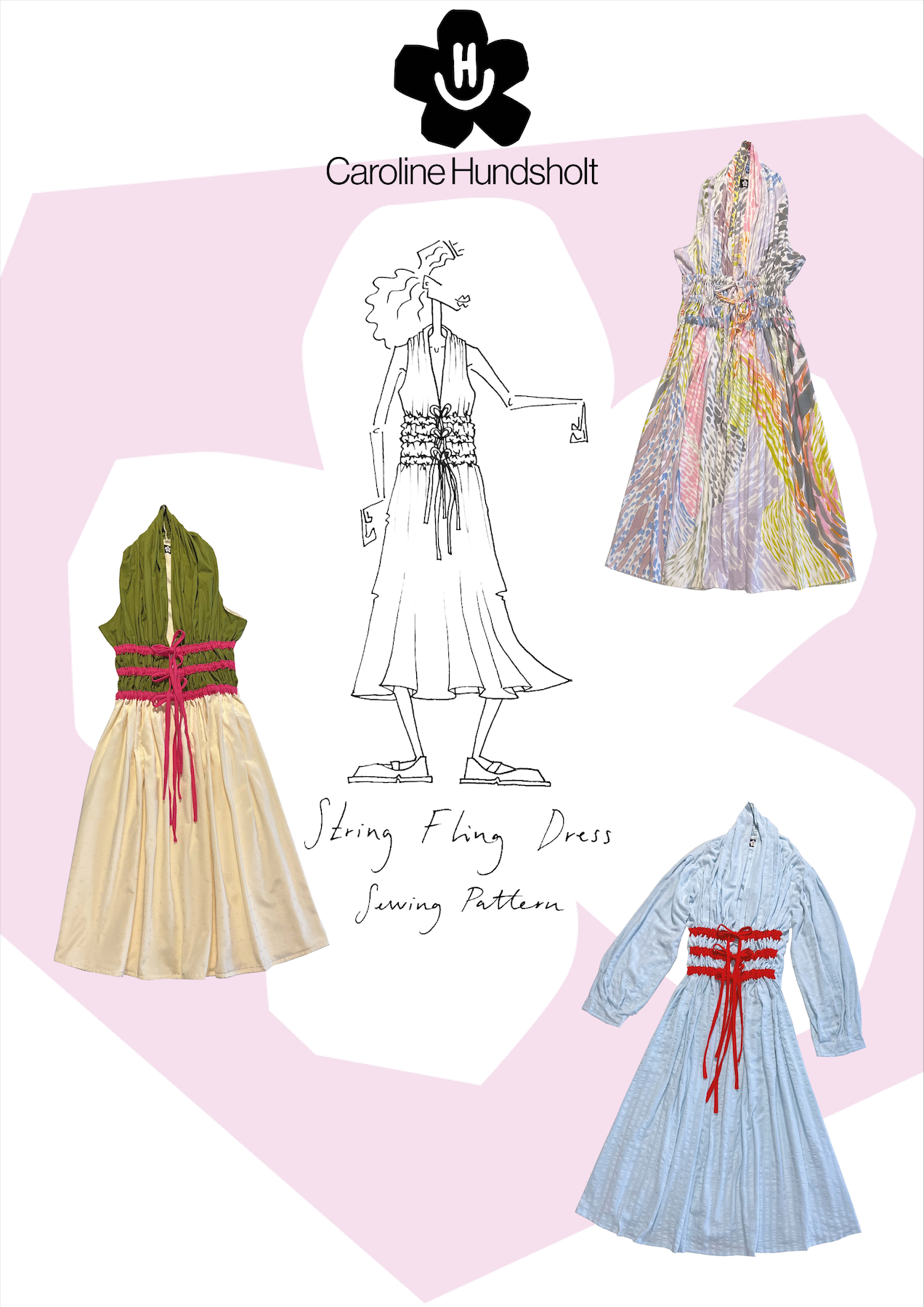 String Fling Dress Sewing Pattern + Sewing Guide